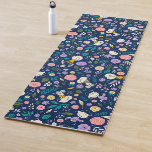 Peanuts In Bloom Pattern Yoga Mat