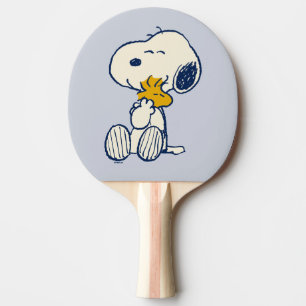 Peanuts In Bloom Ping Pong Paddle