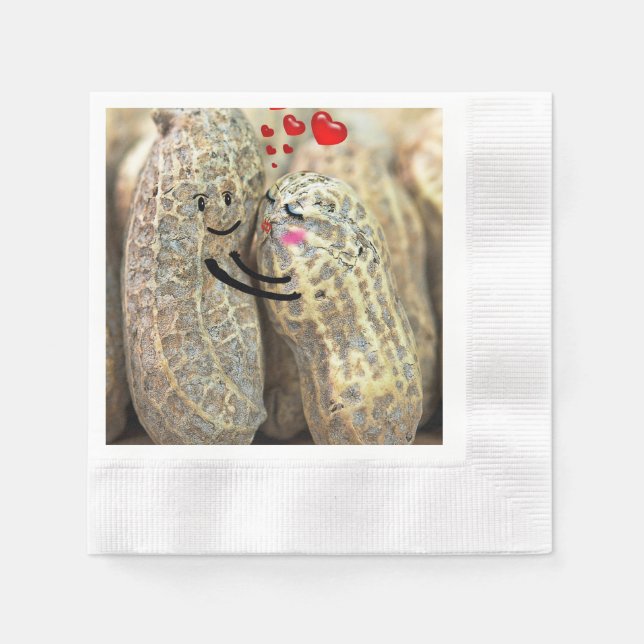 peanuts in love napkins (Front)