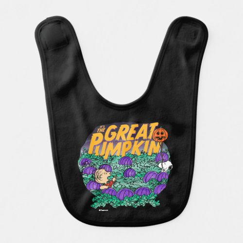 Peanuts  Its the Great Pumpkin Baby Bib