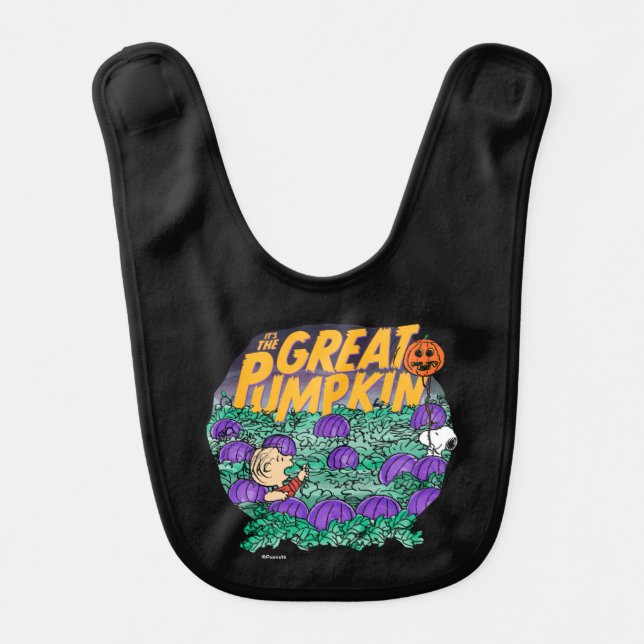 Peanuts | It's the Great Pumpkin Baby Bib (Front)