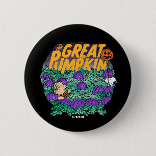 Peanuts It's the Great Pumpkin Button