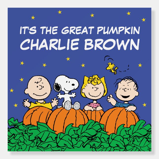 Peanuts | It's The Great Pumpkin Charlie Brown Foam Board (Front)