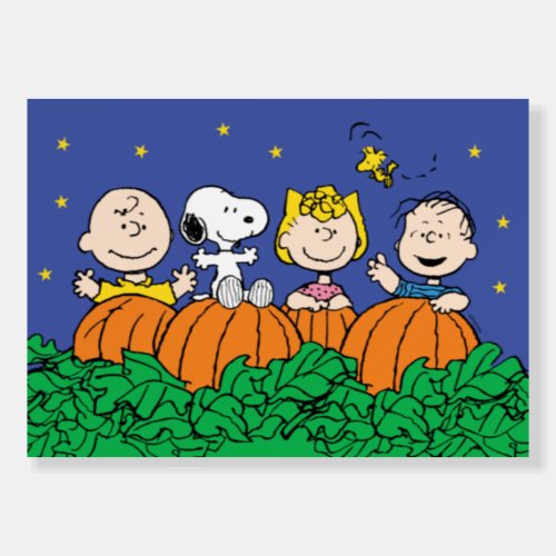 Peanuts  Its The Great Pumpkin Charlie Brown Foam Board