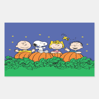 Peanuts | It's The Great Pumpkin Charlie Brown Rectangular Sticker