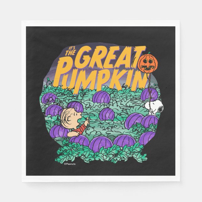 Peanuts | It's the Great Pumpkin Napkins (Front)