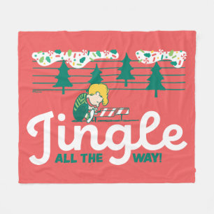 Peanuts Jingle All the Way Fleece Blanket
