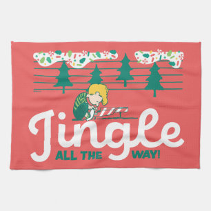 Peanuts Jingle All the Way Kitchen Towel