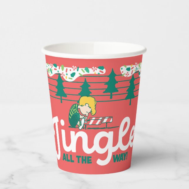 Peanuts | Jingle All the Way Paper Cups (Left)