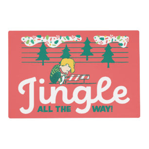 Peanuts Jingle All the Way Placemat