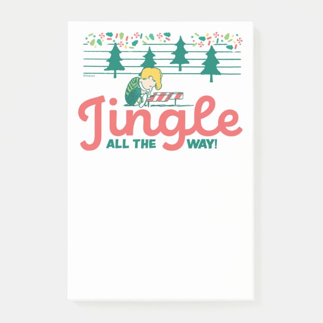 Peanuts | Jingle All the Way Post-it Notes (Front)