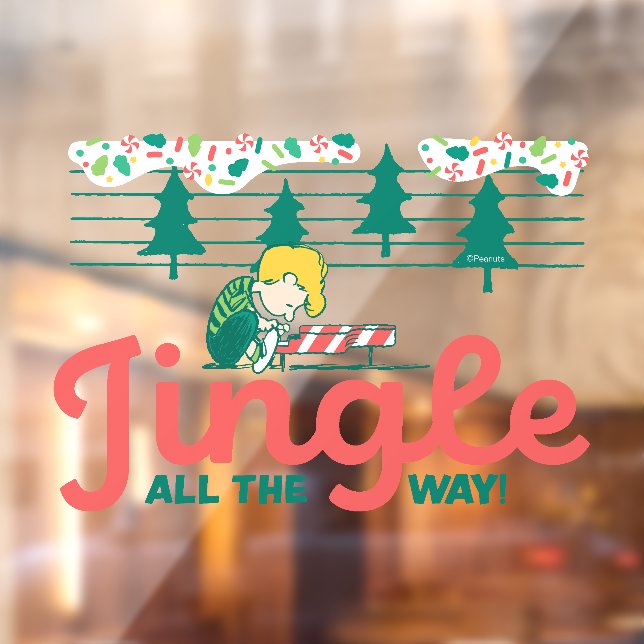Peanuts | Jingle All the Way Window Cling (Sheet 2)