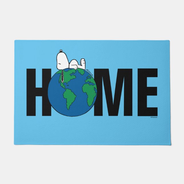 Peanuts | Keep It Clean Keep It Green Doormat (Front)