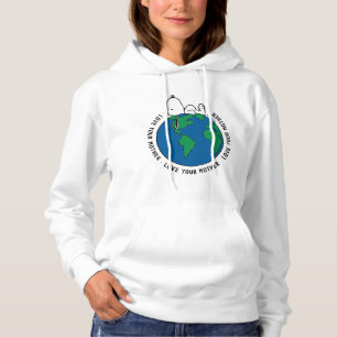 Peanuts Keep It Clean Keep It Green Hoodie