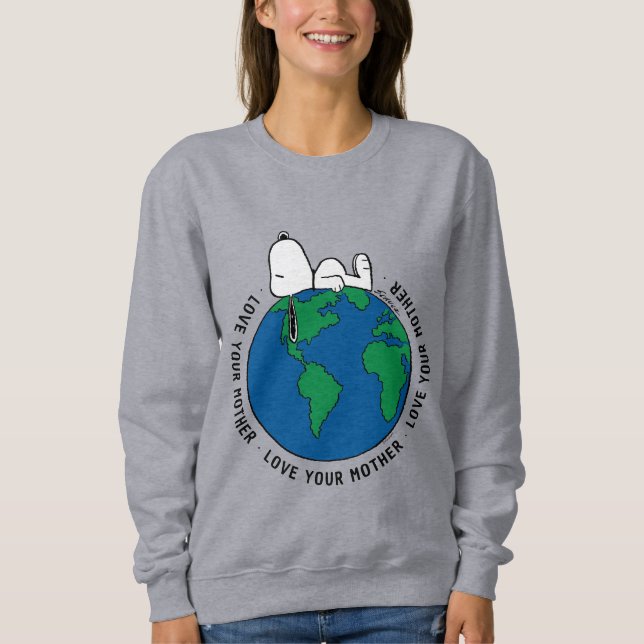 Peanuts | Keep It Clean Keep It Green Sweatshirt (Front)