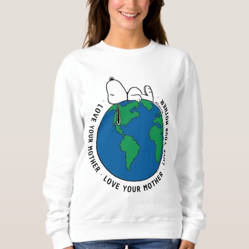 Peanuts  Keep It Clean Keep It Green Sweatshirt