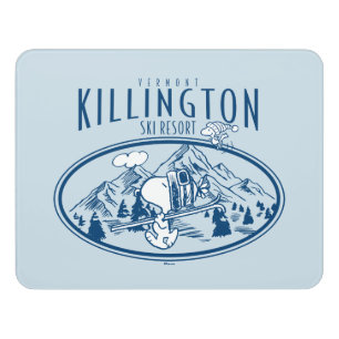 Peanuts Killington Ski Resort Vermont Door Sign