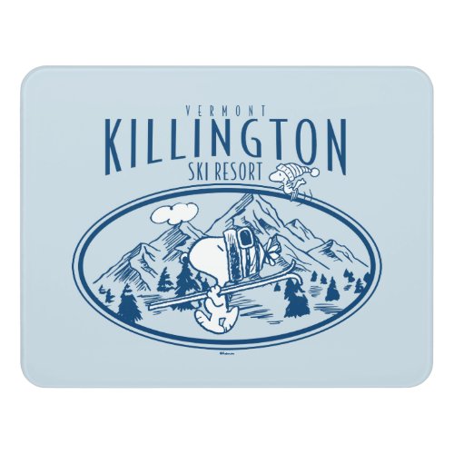 Peanuts  Killington Ski Resort Vermont Door Sign