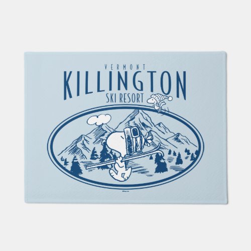 Peanuts  Killington Ski Resort Vermont Doormat