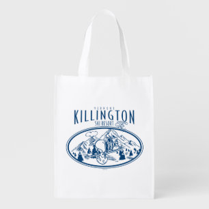 Peanuts   Killington Ski Resort Vermont Grocery Bag