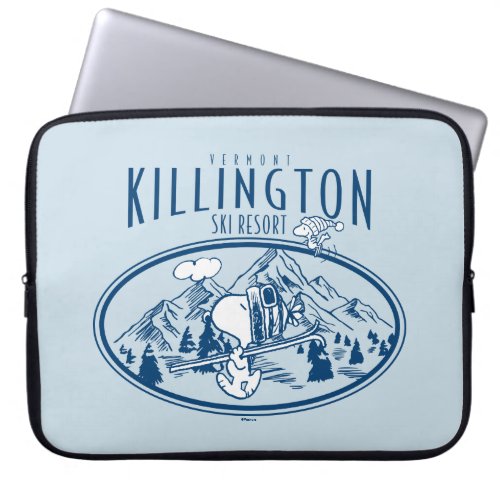 Peanuts  Killington Ski Resort Vermont Laptop Sleeve