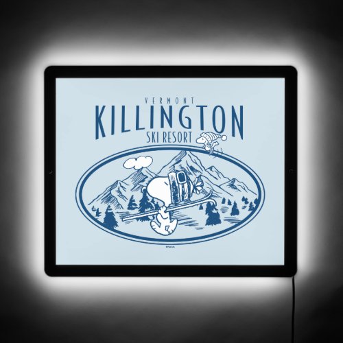 Peanuts  Killington Ski Resort Vermont LED Sign