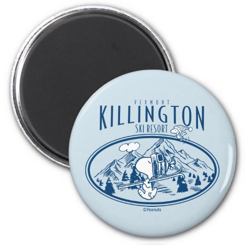 Peanuts  Killington Ski Resort Vermont Magnet