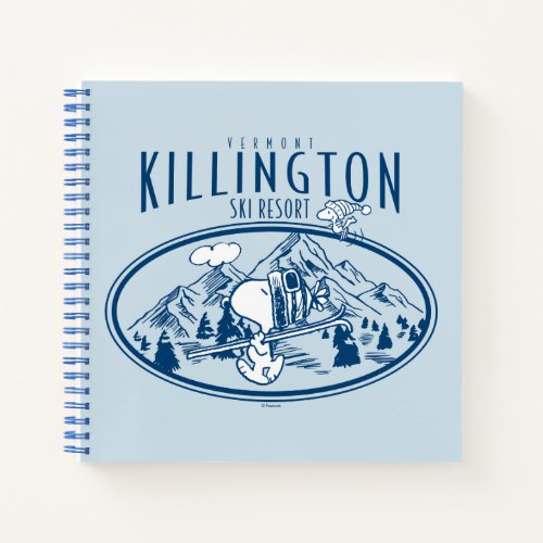 Peanuts  Killington Ski Resort Vermont Notebook