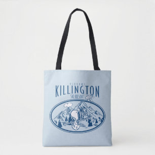Peanuts Killington Ski Resort Vermont Tote Bag