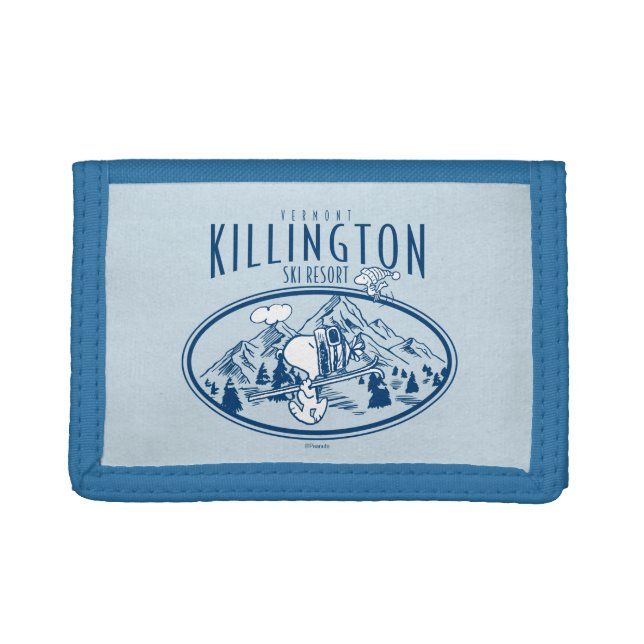 Peanuts | Killington Ski Resort Vermont Trifold Wallet (Front)