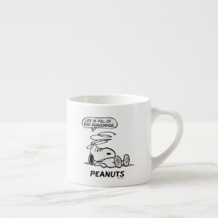 Peanuts Life is Full of Rude Awakenings Espresso Cup