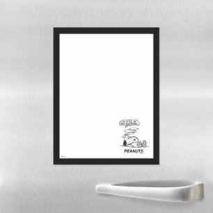 Peanuts Life is Full of Rude Awakenings Magnetic Dry Erase Sheet