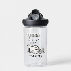 Peanuts   Life is Full of Rude Awakenings Water Bottle