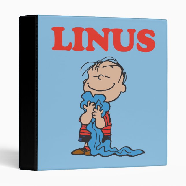 Peanuts | Linus Blanket Smile 3 Ring Binder (Front/Spine)