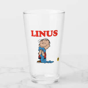 Peanuts Linus Blanket Smile Glass