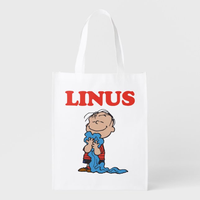 Peanuts | Linus Blanket Smile Grocery Bag (Front)