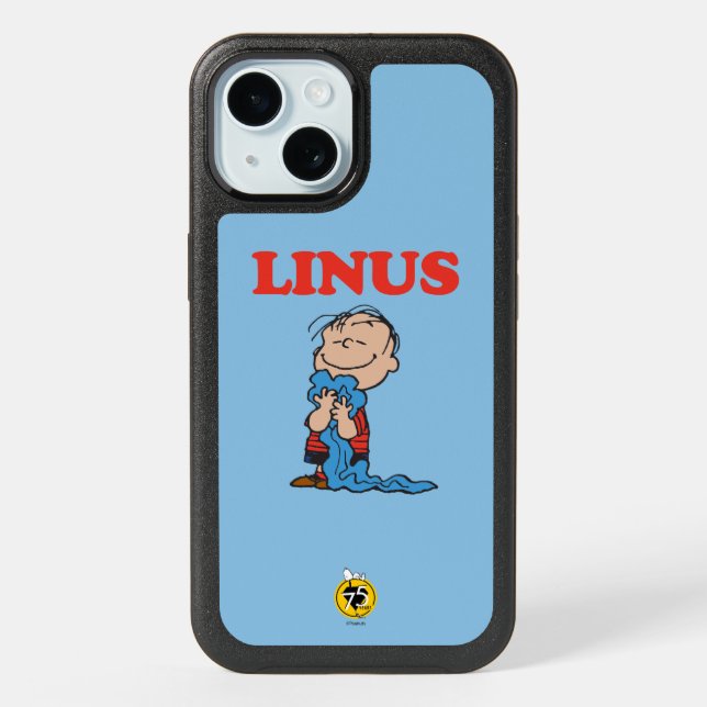 Peanuts | Linus Blanket Smile iPhone 15 Case (Back)