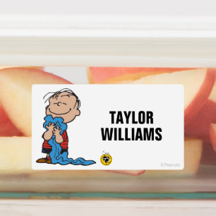 Peanuts Linus Blanket Smile Kids' Labels