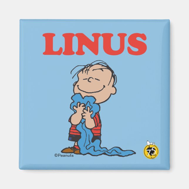 Peanuts | Linus Blanket Smile Magnet (Front)