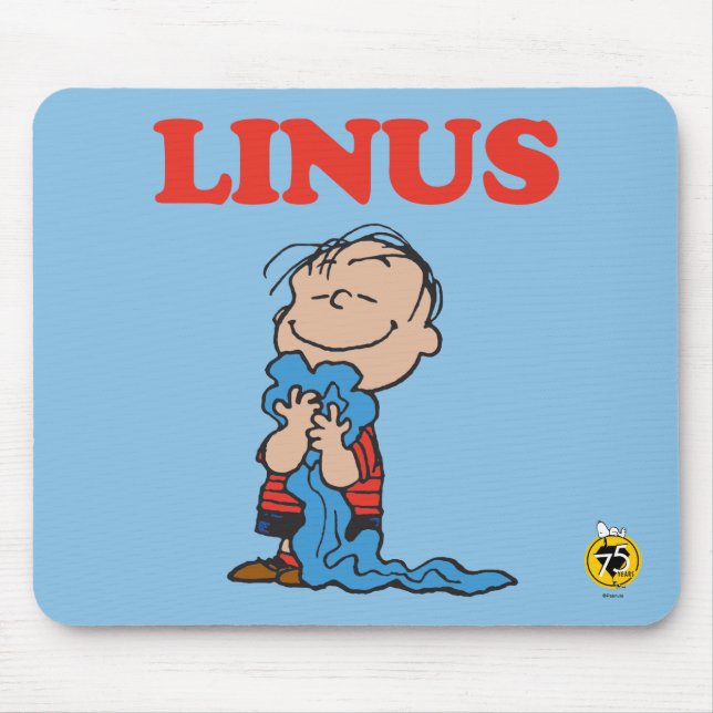 Peanuts | Linus Blanket Smile Mouse Pad (Front)