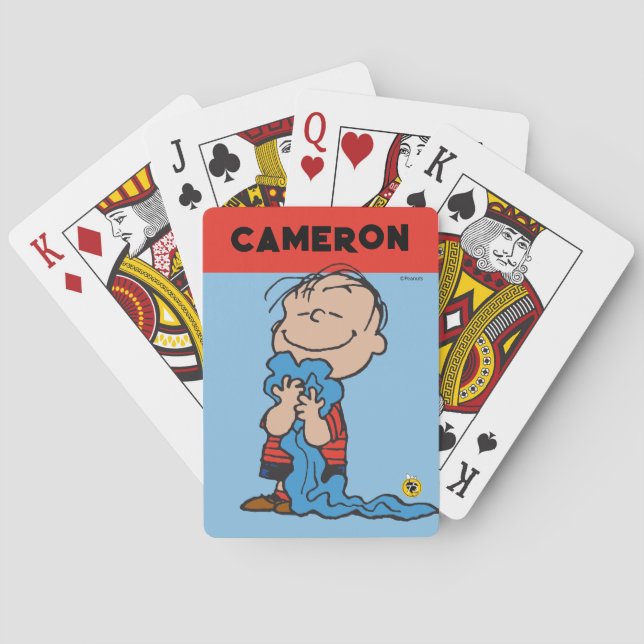 Peanuts | Linus Blanket Smile Playing Cards (Back)