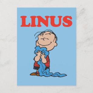 Peanuts Linus Blanket Smile Postcard