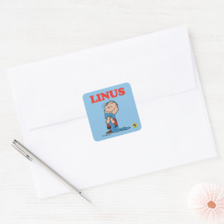 Peanuts | Linus Blanket Smile Square Sticker