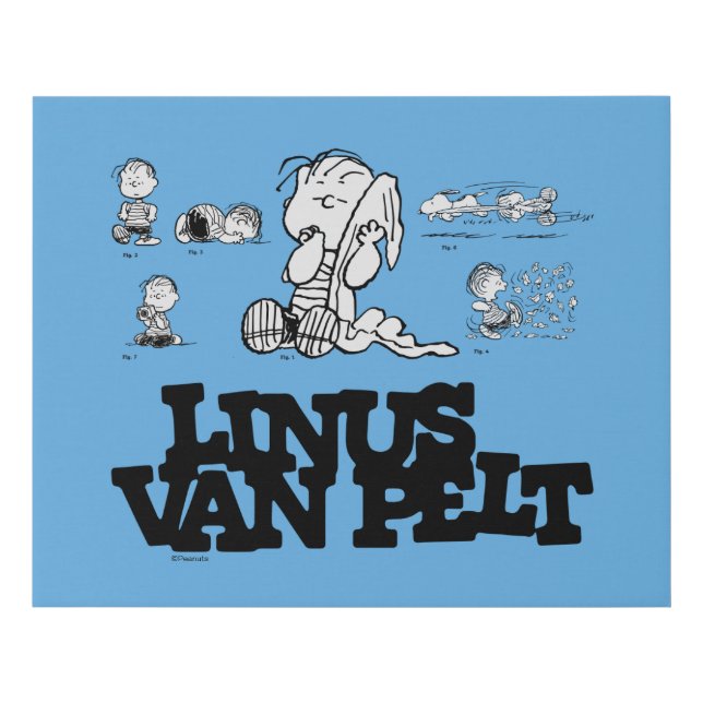 Peanuts | Linus Faux Canvas Print (Front)
