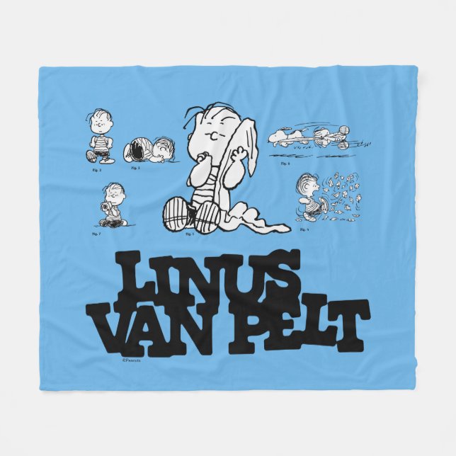 Peanuts | Linus Fleece Blanket (Front (Horizontal))