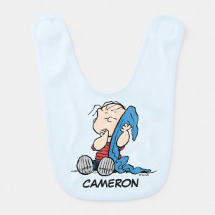 Peanuts Linus & His Blanket Baby Bib