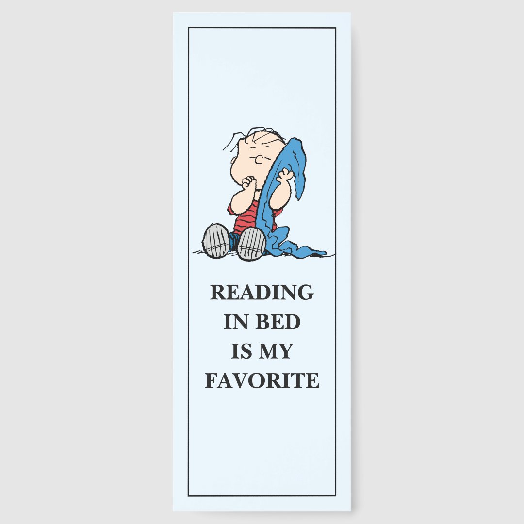 Peanuts | Linus & His Blanket Bookmarks (Front)