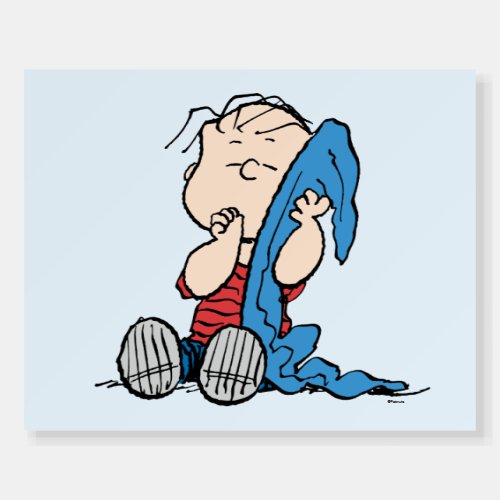 Peanuts  Linus  His Blanket Foam Board