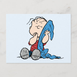 Peanuts Linus & His Blanket Postcard