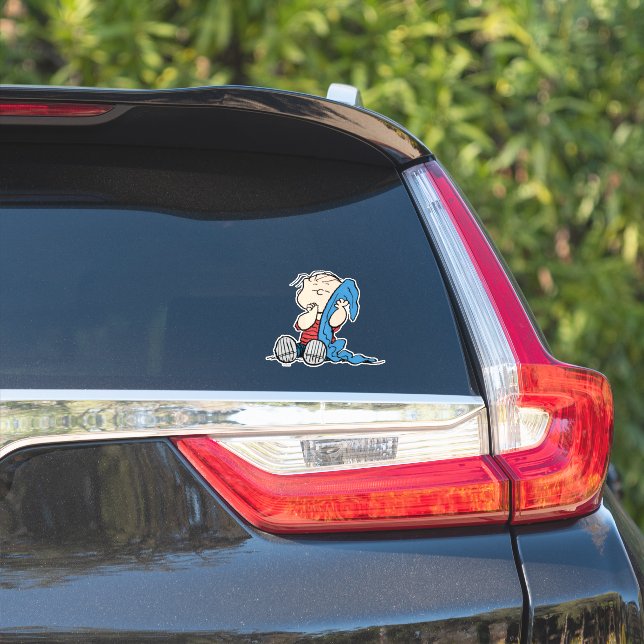 Peanuts | Linus & His Blanket Sticker (Car Side)